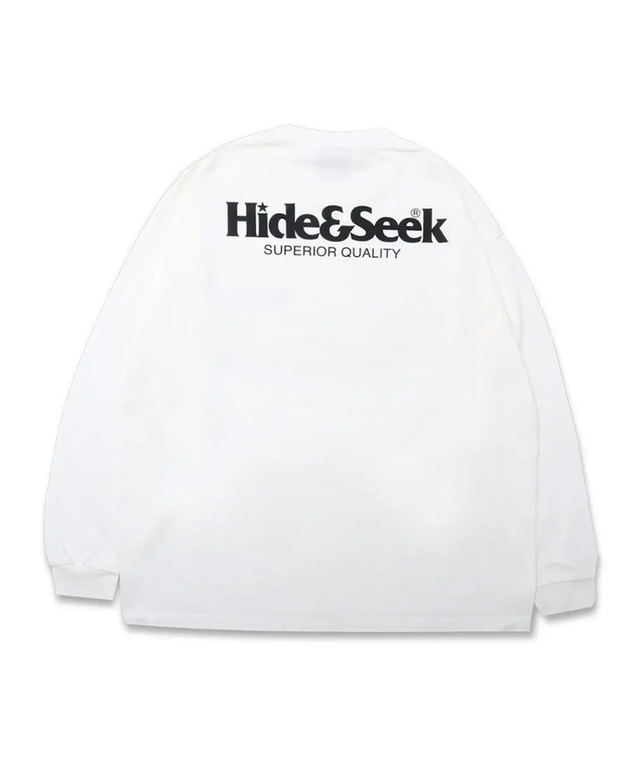 HIDEANDSEEK(ハイドアンドシーク) ロングスリーブTシャツ Logo L/S Tee