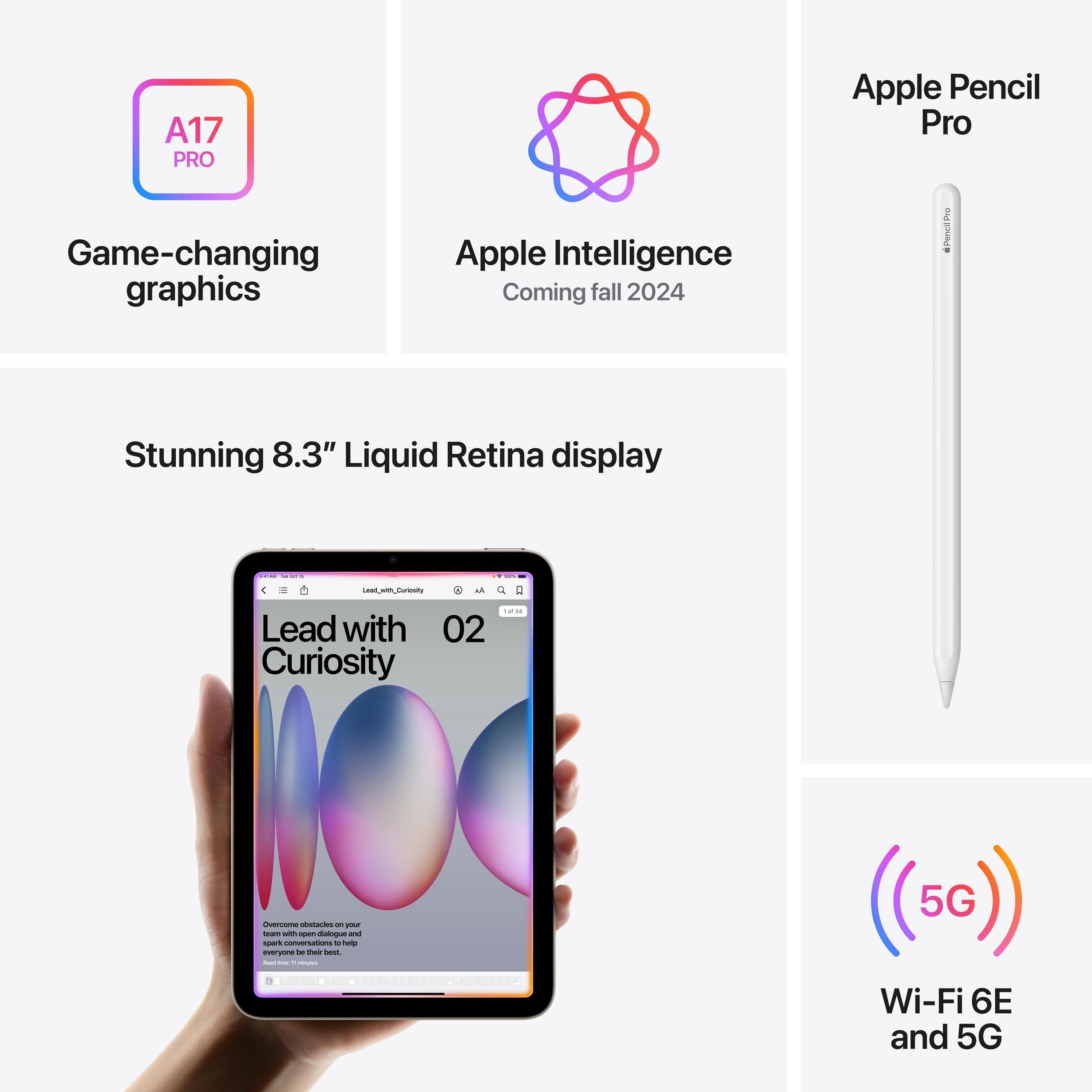 Apple iPad mini Wi-Fi + Cellular 512GB - Purple