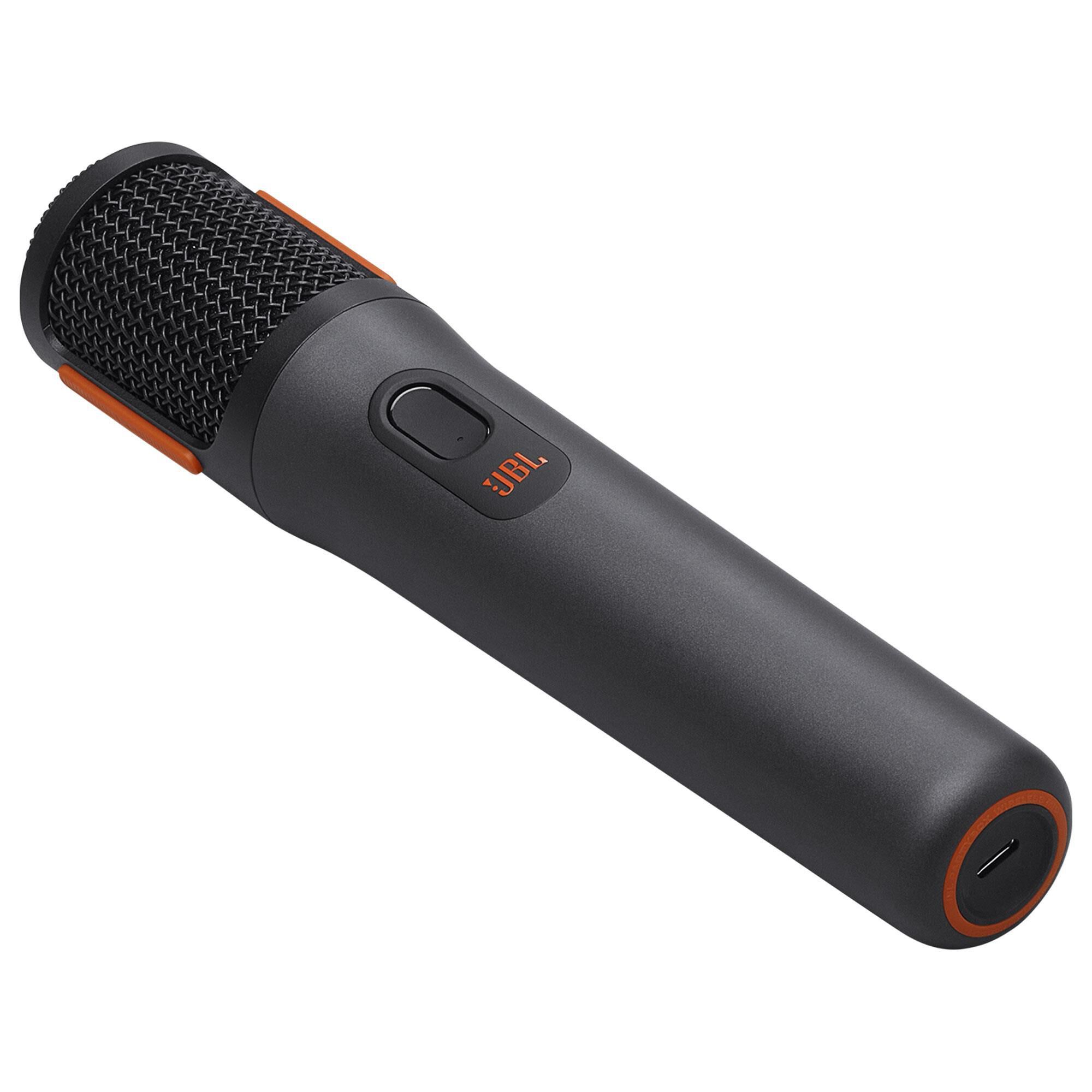 JBL PartyBox 2-Piece Wireless Microphone in Black
