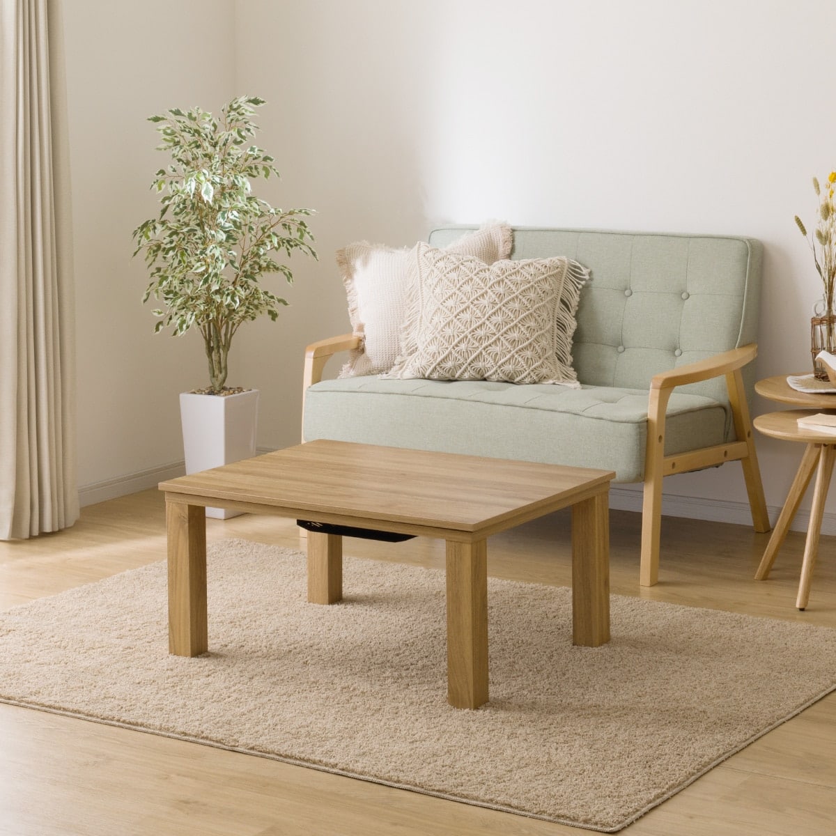 木目調デザインのリビングこたつ(LS22 8060 LBR) | ニトリネット【公式