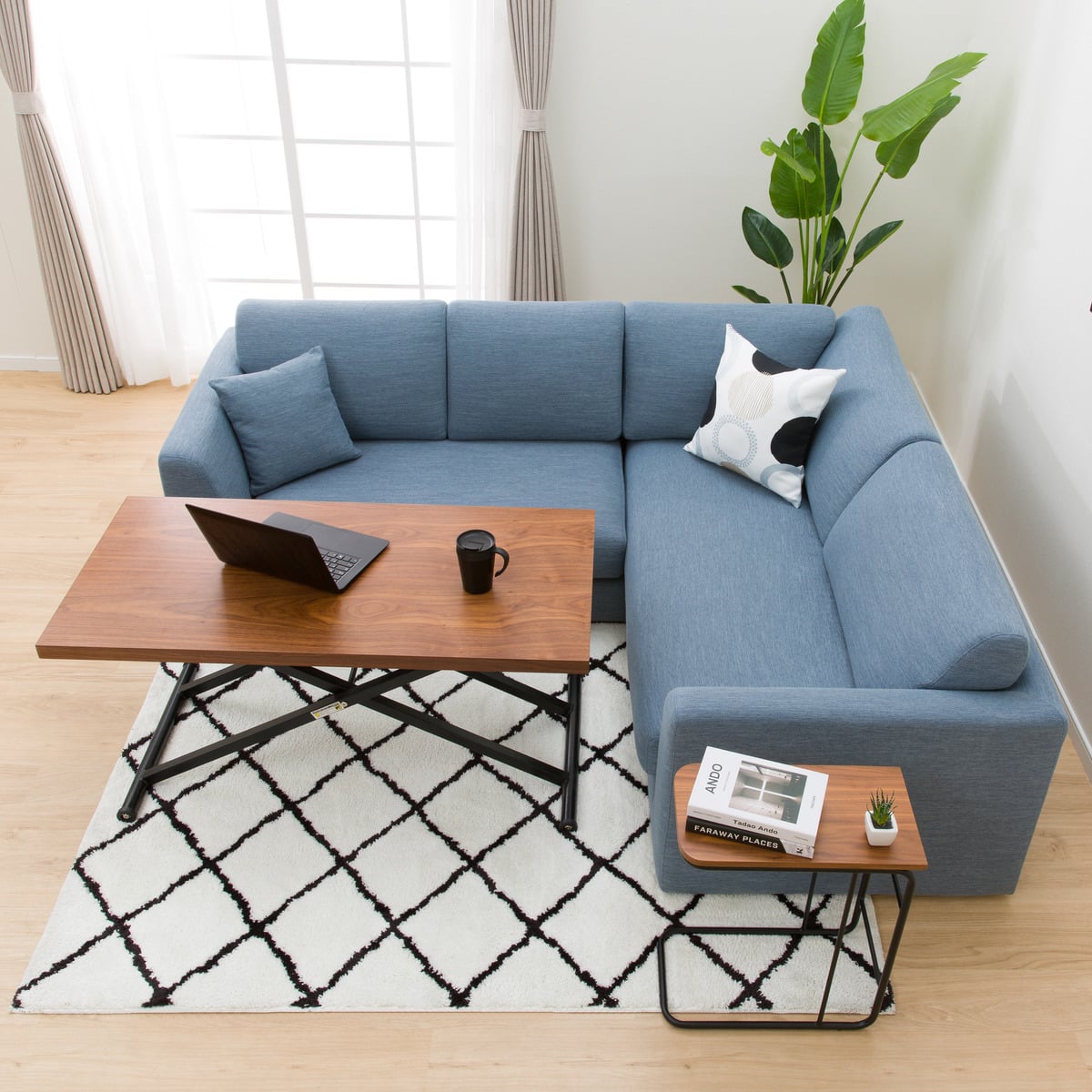 昇降リビングテーブル (アクティブ2 120 MBR) | ニトリネット【公式