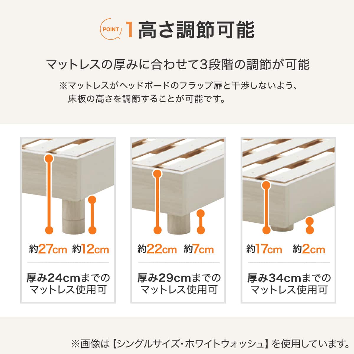 すのこダブルベッドフレーム(KB WW ST) | ニトリネット【公式】 家具