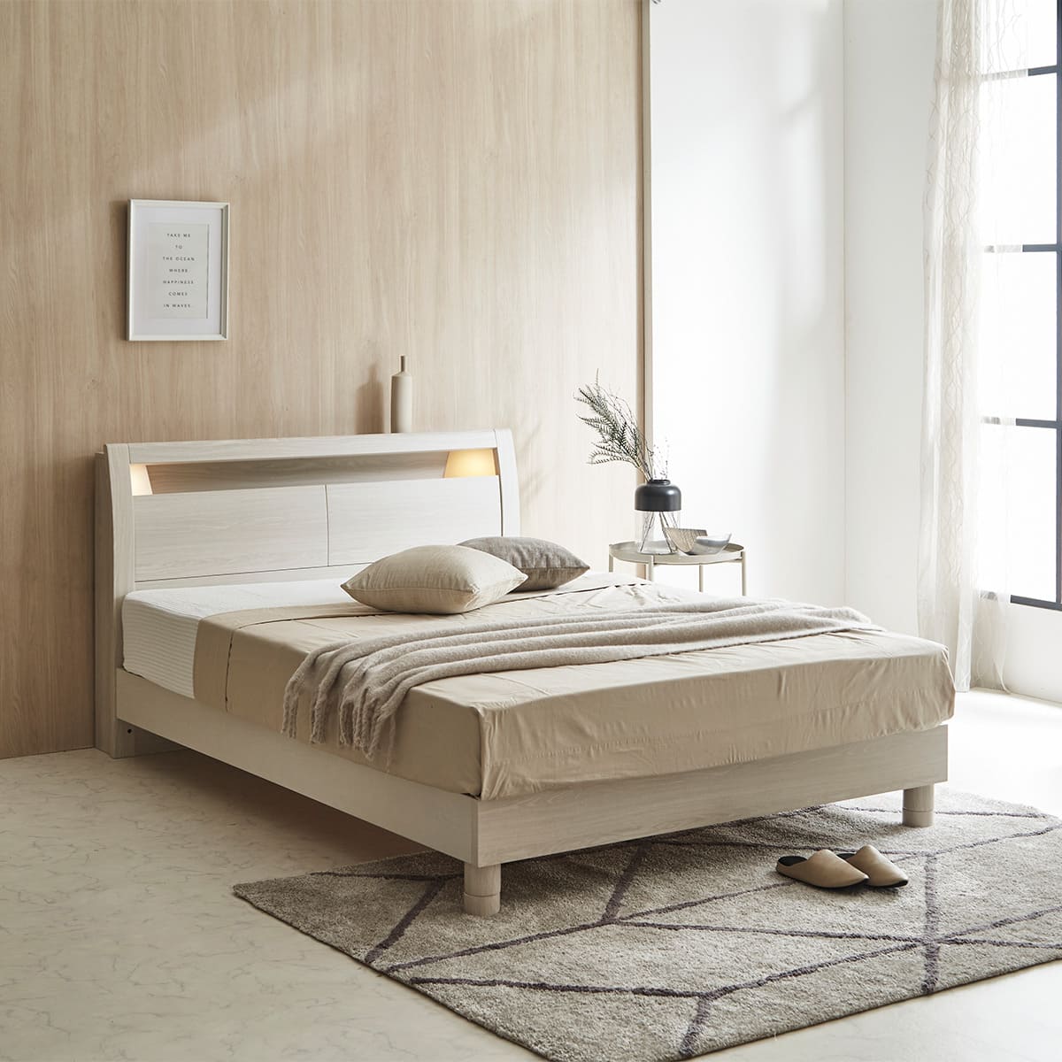 すのこダブルベッドフレーム(KB WW ST) | ニトリネット【公式】 家具