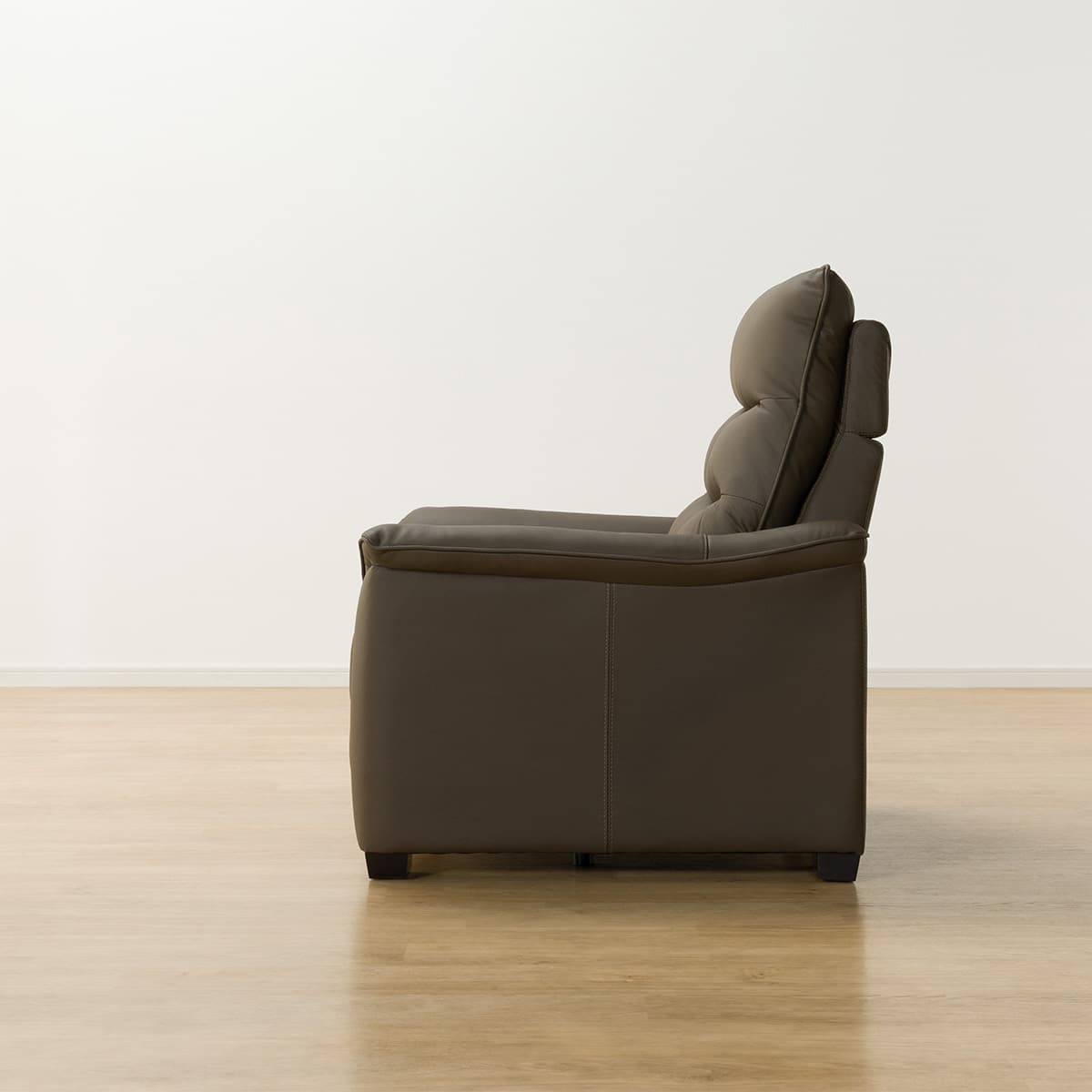 1人掛け電動リクライニングソファ 本革(一部合成皮革)タイプ (N