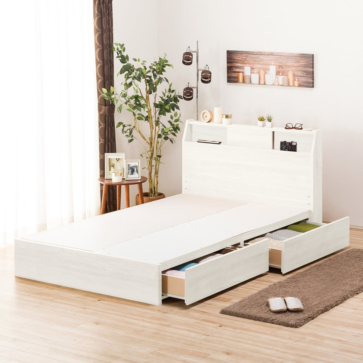 クイーンベッドフレーム (アザン3 浅型/WW) | ニトリネット【公式