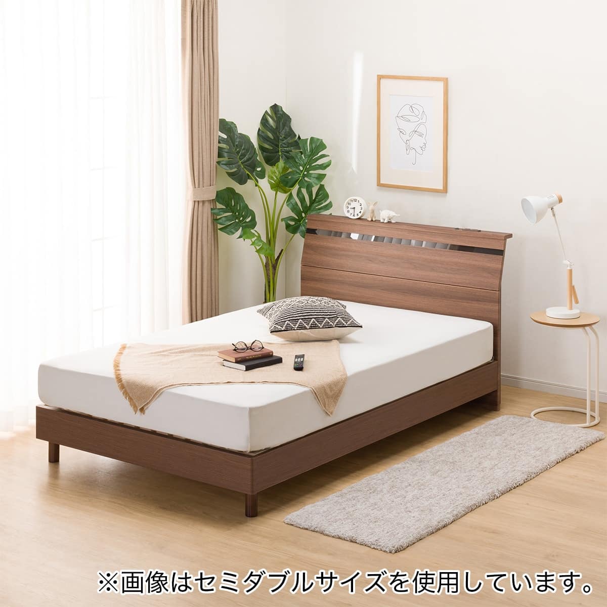 クイーンベッドフレーム(EB-002 MBR LEG/LOW) | ニトリネット【公式