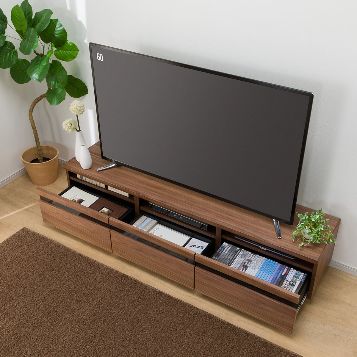 テレビ台(ローボードハヅキ2 180MBR) | ニトリネット【公式】 家具