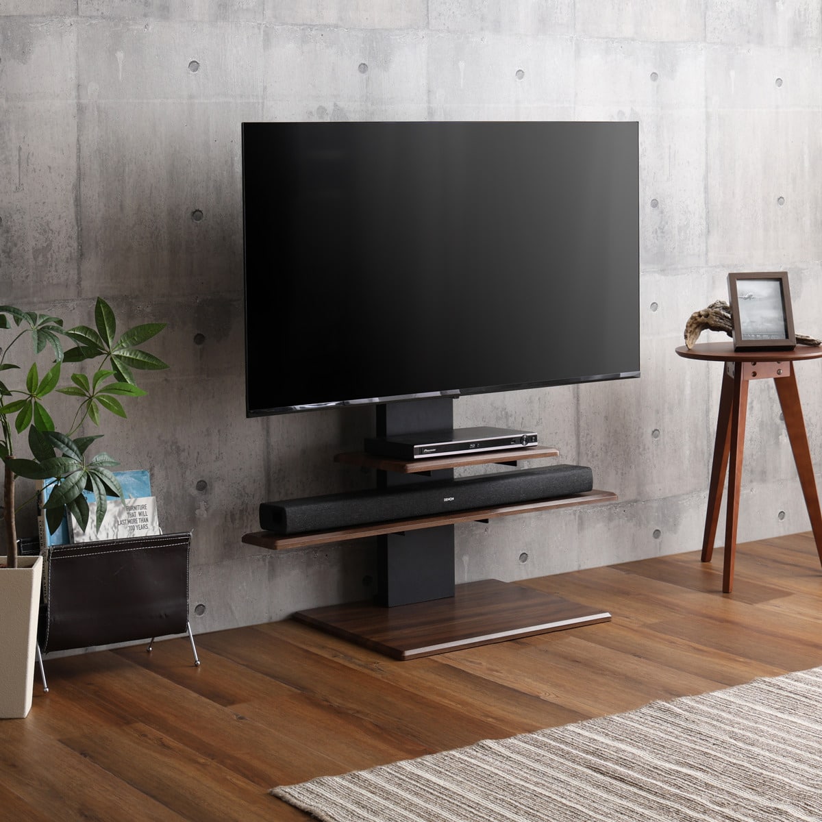 壁寄せテレビスタンド専用 追加棚板(トエル サウンドバー MBR