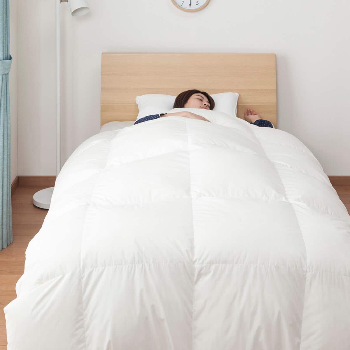 日本製】ホワイトダックダウン95% 羽毛布団(ムーンシャンテン