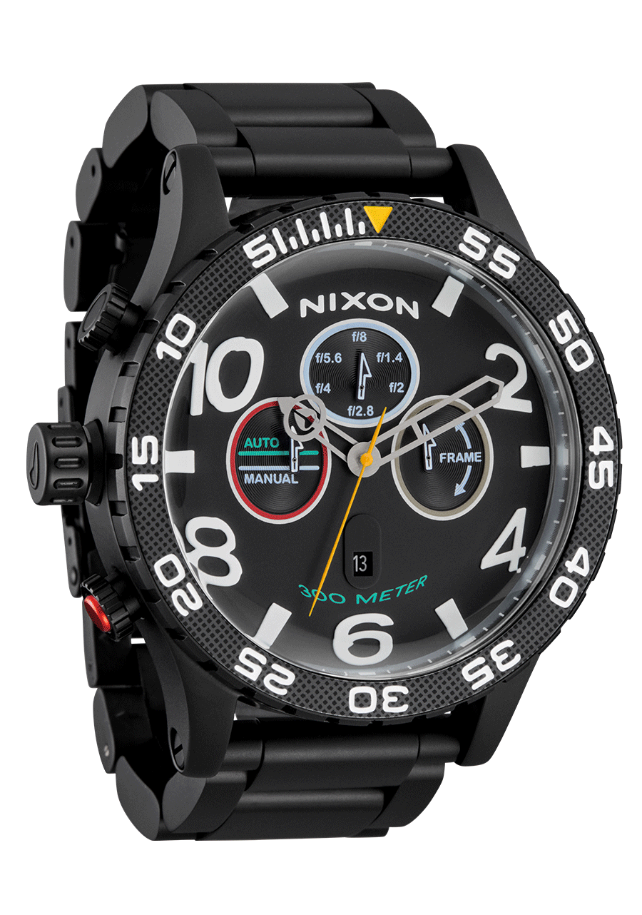 Fisheye 51-30 Chrono Watch | Fisheye / Super Black / Black