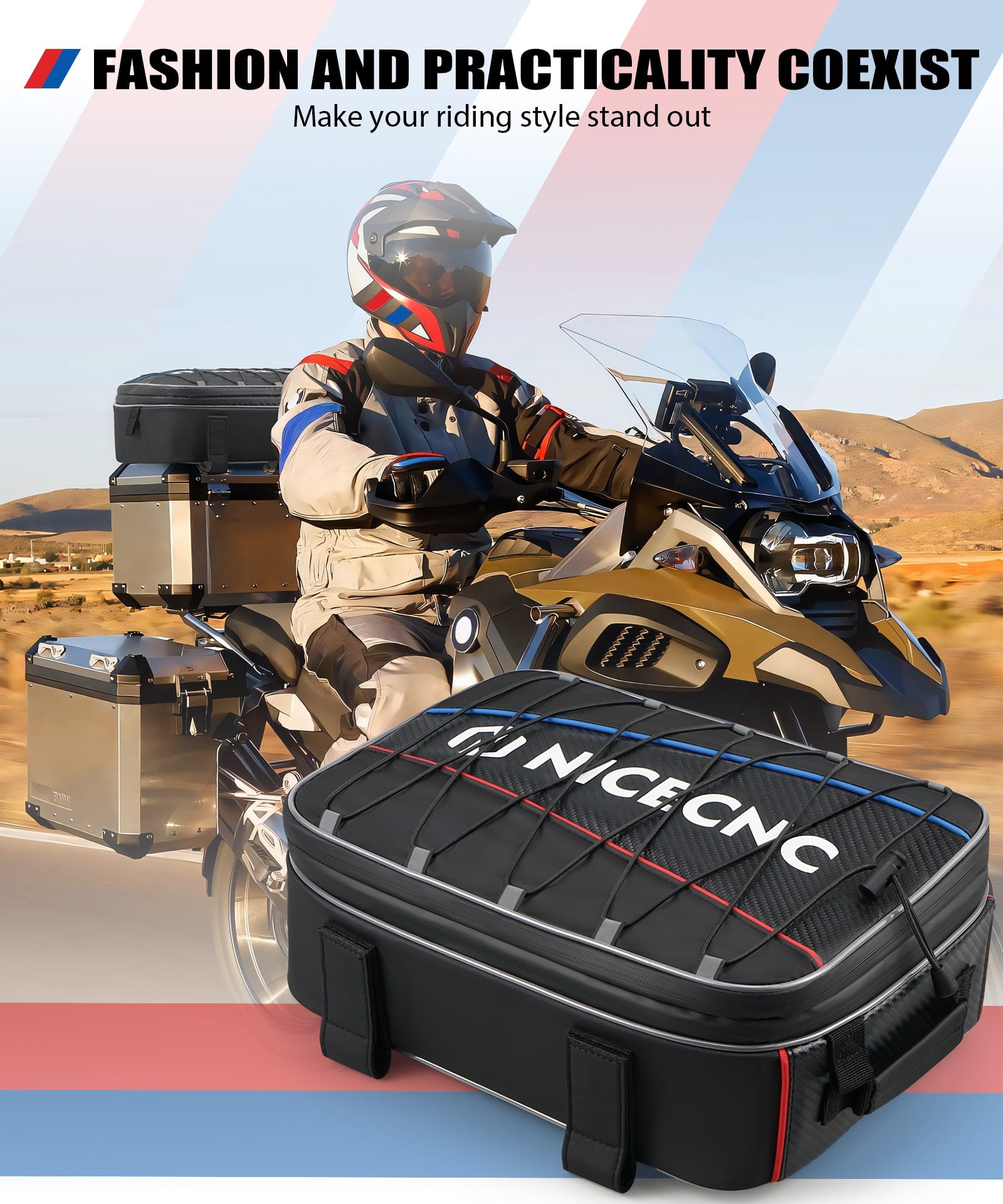 Top Case 20L Expandable Luggage Tool Bag For BMW R1250GS