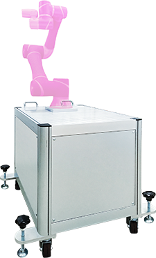協働ロボット10kg可搬以下用架台 セミオーダー（幅-奥行-高さを選択可