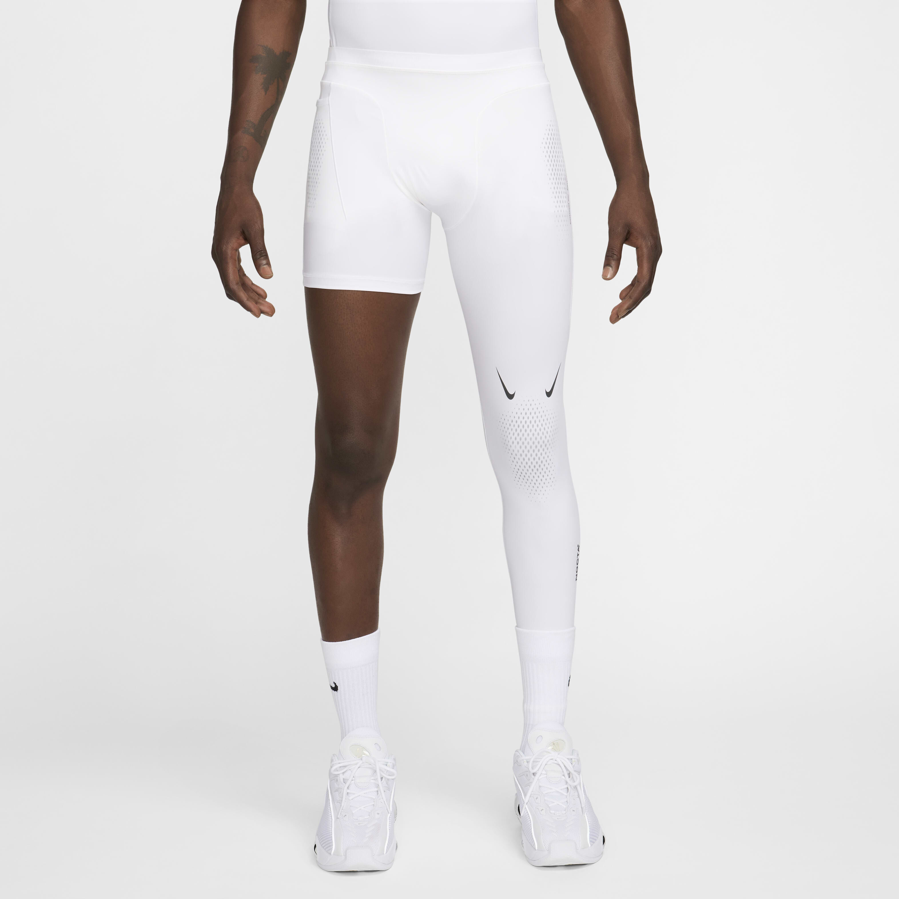 Buy NOCTA Men's Single-Leg Basketball Tights (Left) - White/Black