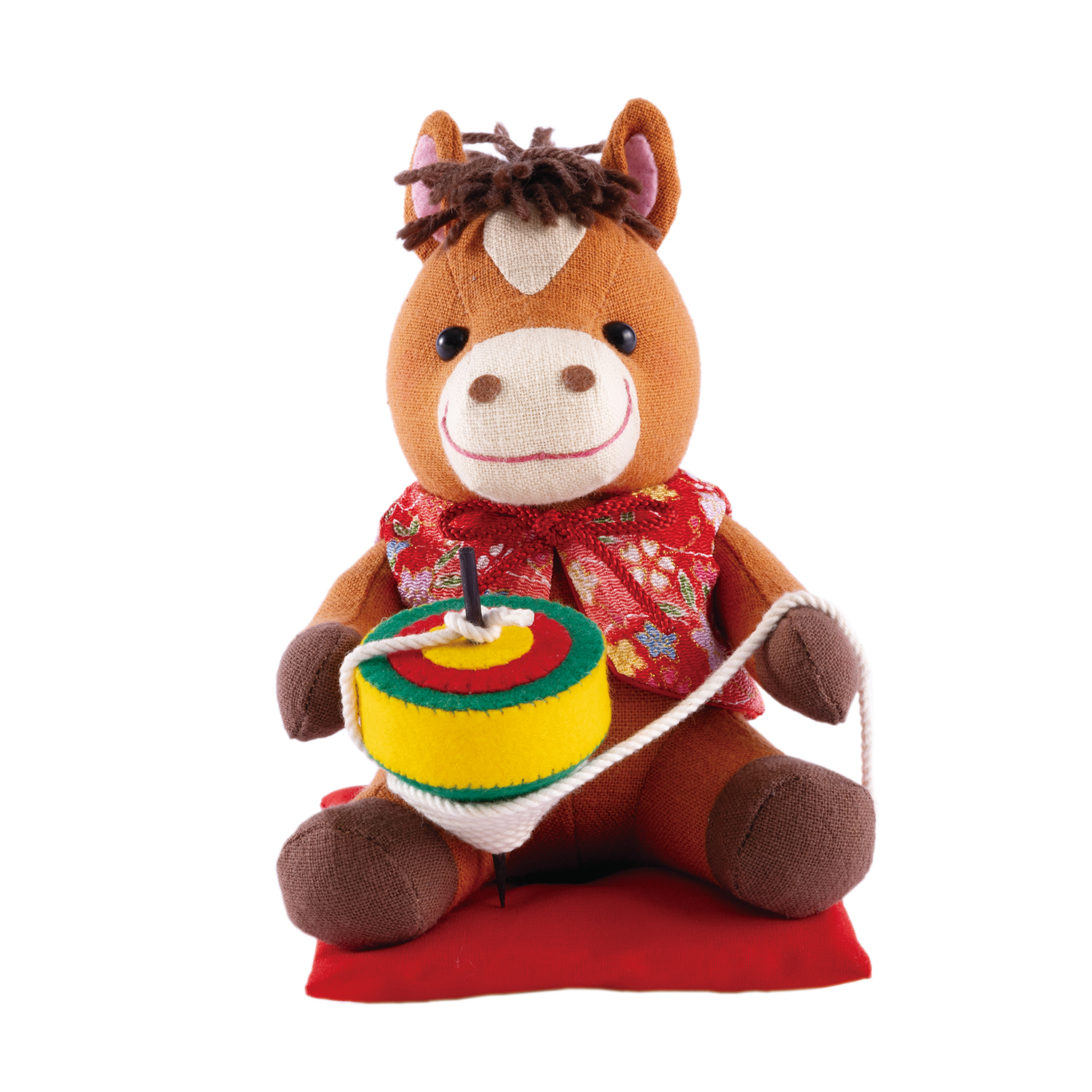 PA821 干支 ぬいぐるみキット 午 「コマとお馬さん」 (袋)「手芸材料の