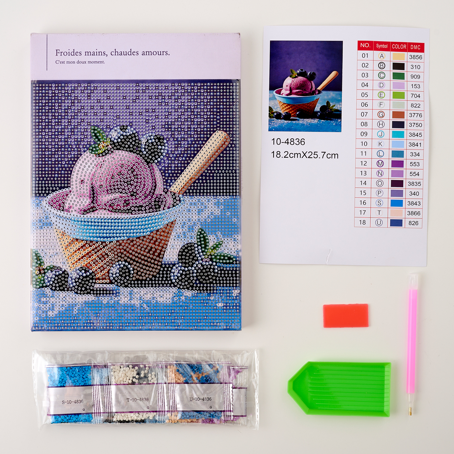 T10-4836 ダイヤモンドフィックス スイーツコレクション ブルーベリー