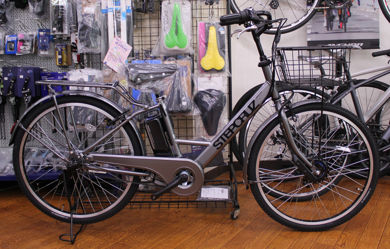 ブリヂストンの電動自転車ステップクルーズeの限定カラーが入荷しました。