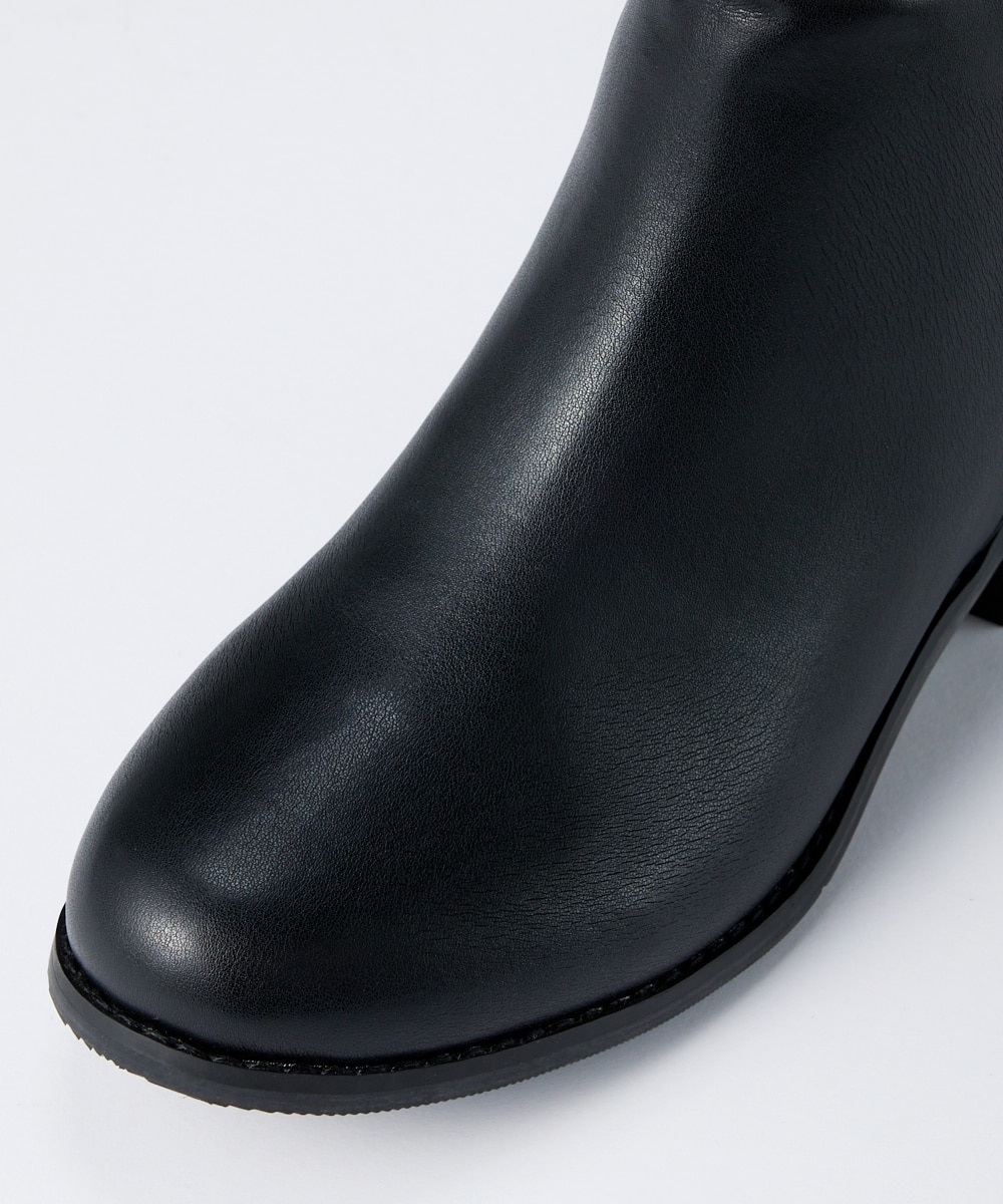 ゆったり幅広】バックストレッチロングブーツ（ワイズ4E） 通販