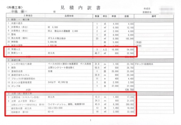 手に入れた見積もり。 【無料】 で専門家のセカンドオピニオンが得