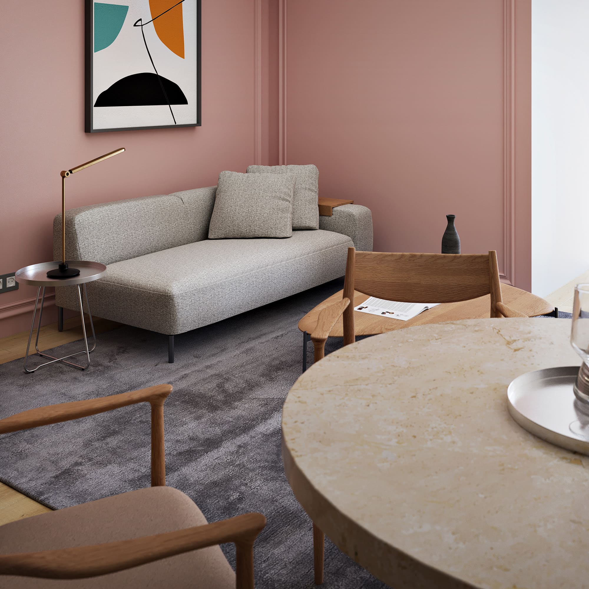 Decibel C4 2人掛け片ひじ」 製品詳細ページ | 国産ソファブランド NOYES