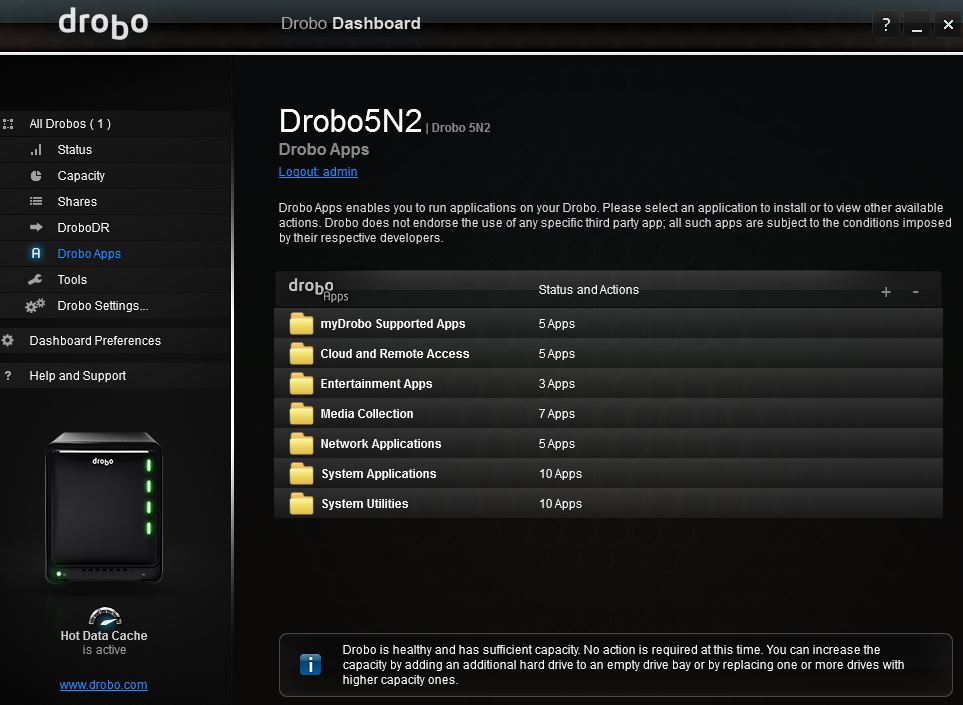 Drobo 5N2 5 Bay NAS Reviewed - SmallNetBuilder