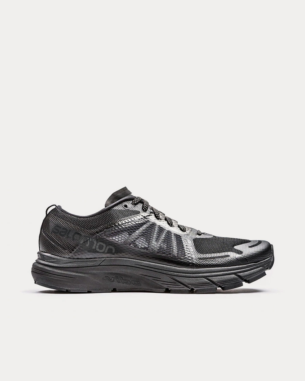 Salomon x Satisfy Men's Sonic Ra Max Black Running Shoes