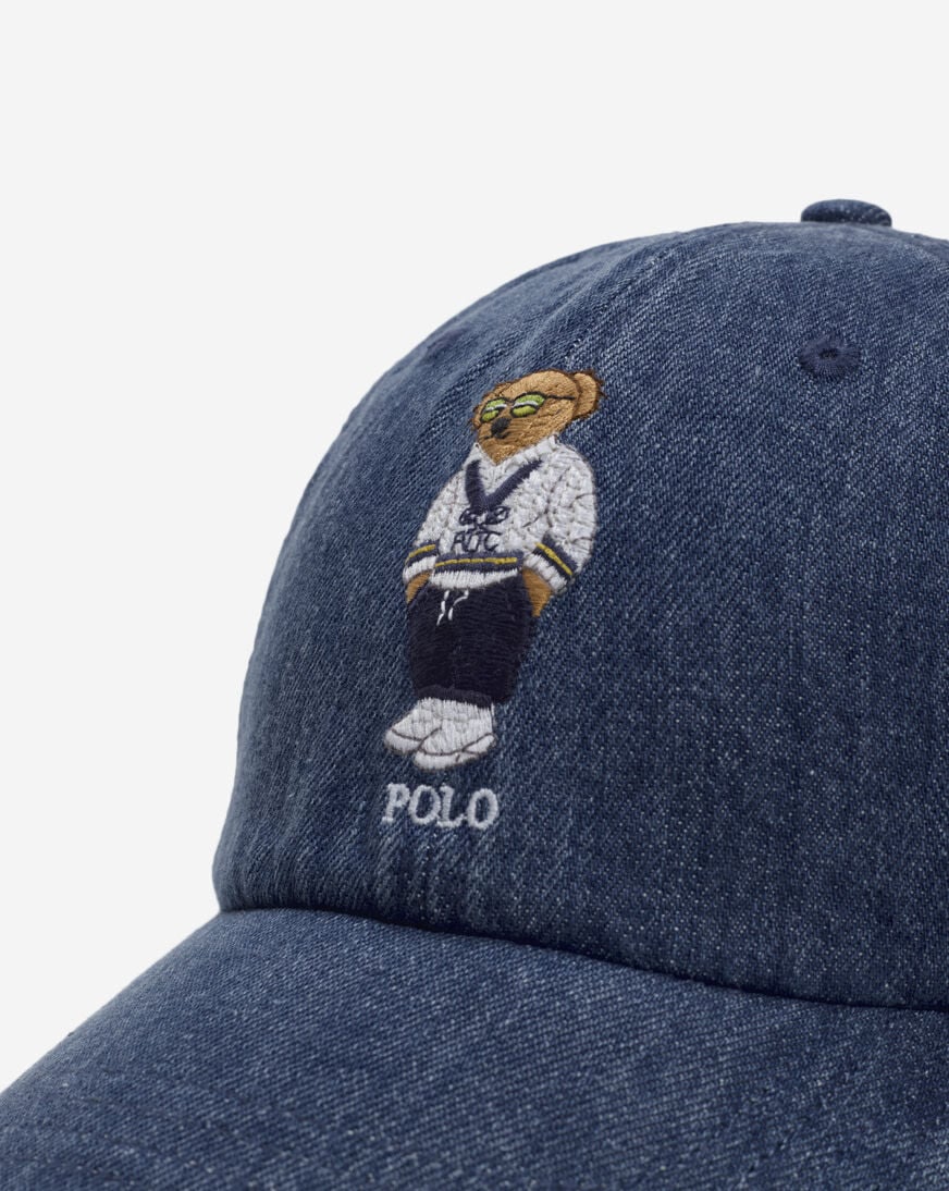 Shop Polo Ralph Lauren Denim Classic Novelty Bear Sport Cap