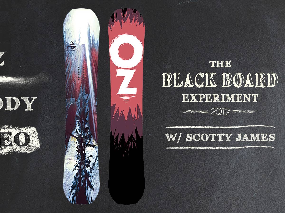 2018 OZ Woody Snowboard Review - Blackboard Experiment with Scotty