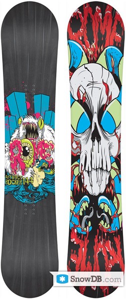 Snowboard Rome Artifact Rocker 2010/2011 :: Snowboard and ski