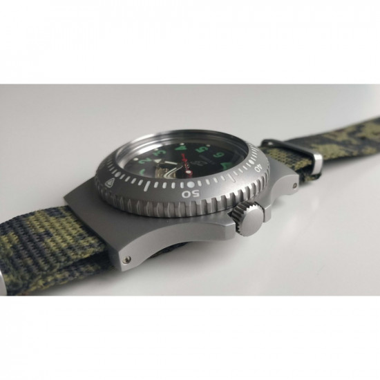 automatic wristwatch HUNTER 6E4-2-100m Digital Camo