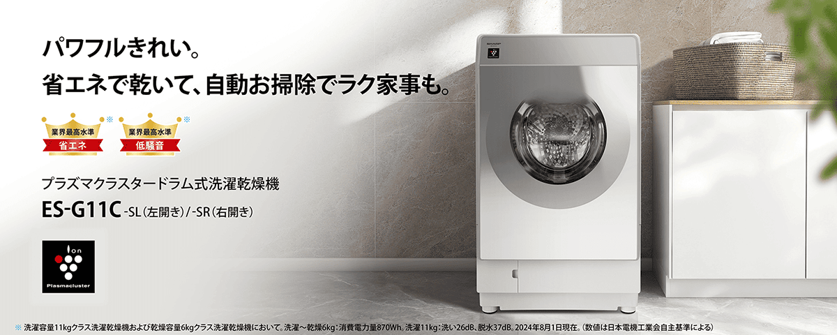 ドラム式洗濯機 シルバー系 ES-G11C-SL ［洗濯11.0kg /乾燥6.0kg