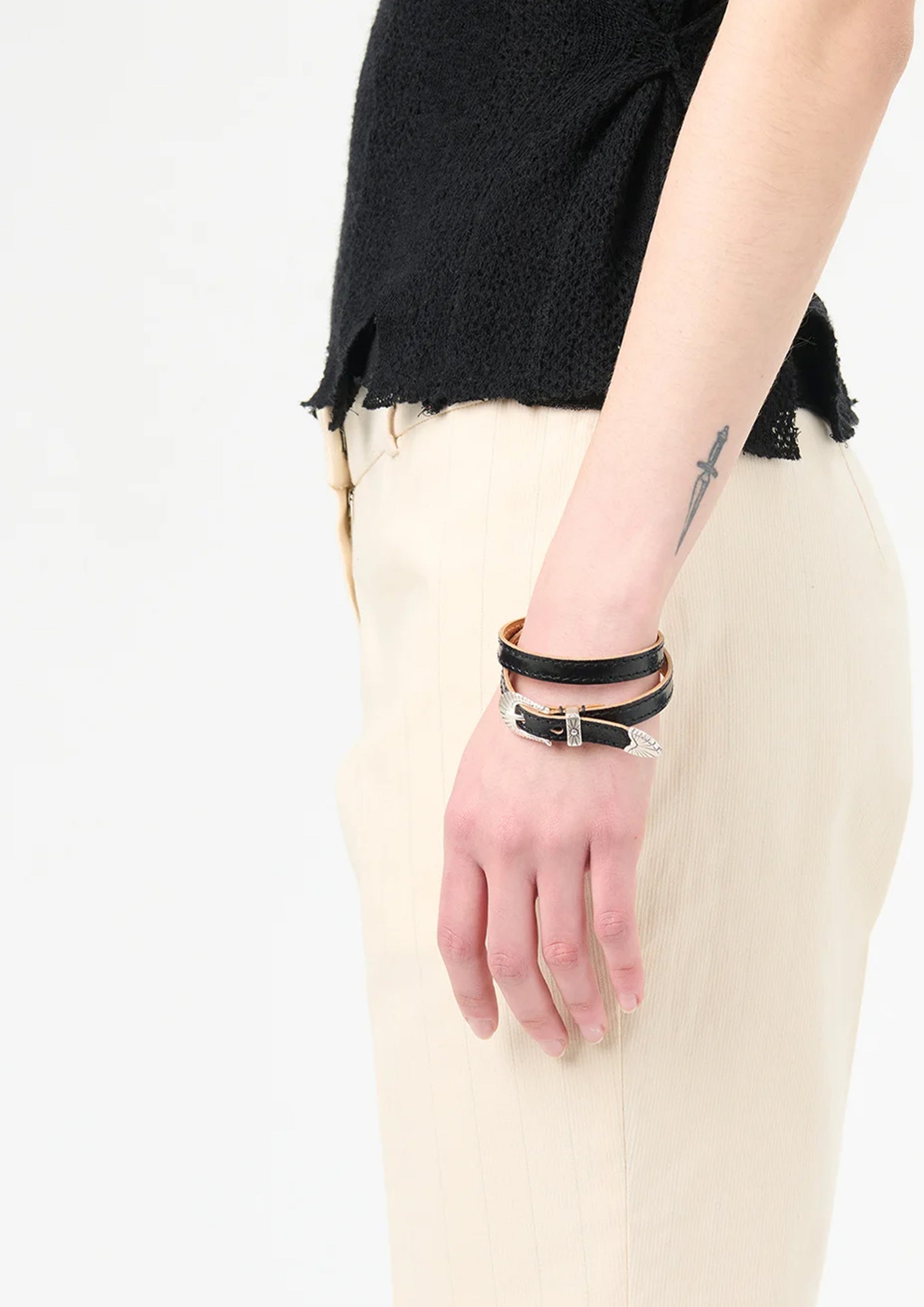 OUR LEGACY - COWBOY WRAP AROUND DEEP BLACK LEATHER – SOLAR MTP