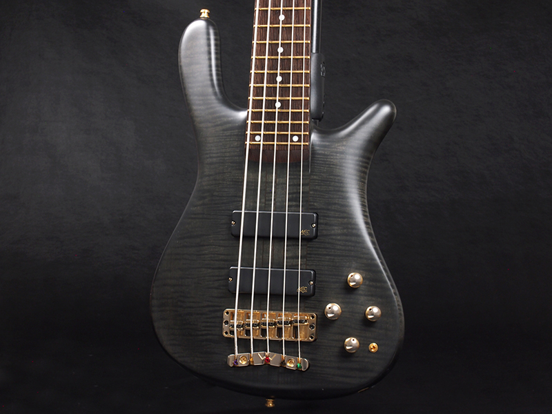Warwick Custom Shop Streamer Stage I 5st ”Nirvana Black/Red LED