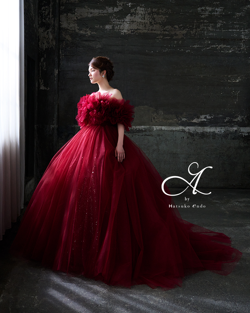 A by Hatsuko Endo】新作カラードレス入荷♥(キキ)/レッド | お知らせ
