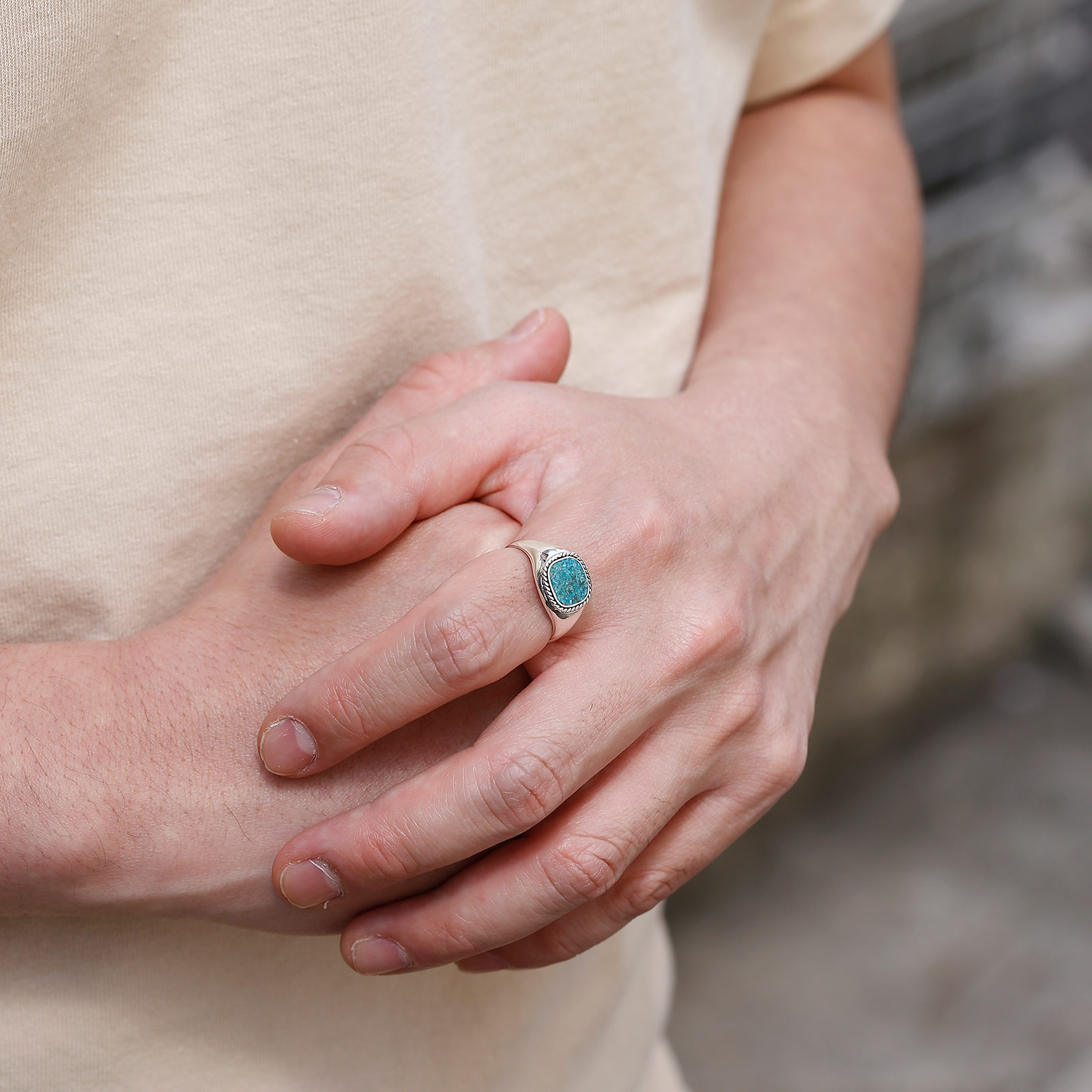 Suman Dhakhwa（スーマンダックワ） Square Signet Ring（スクエア