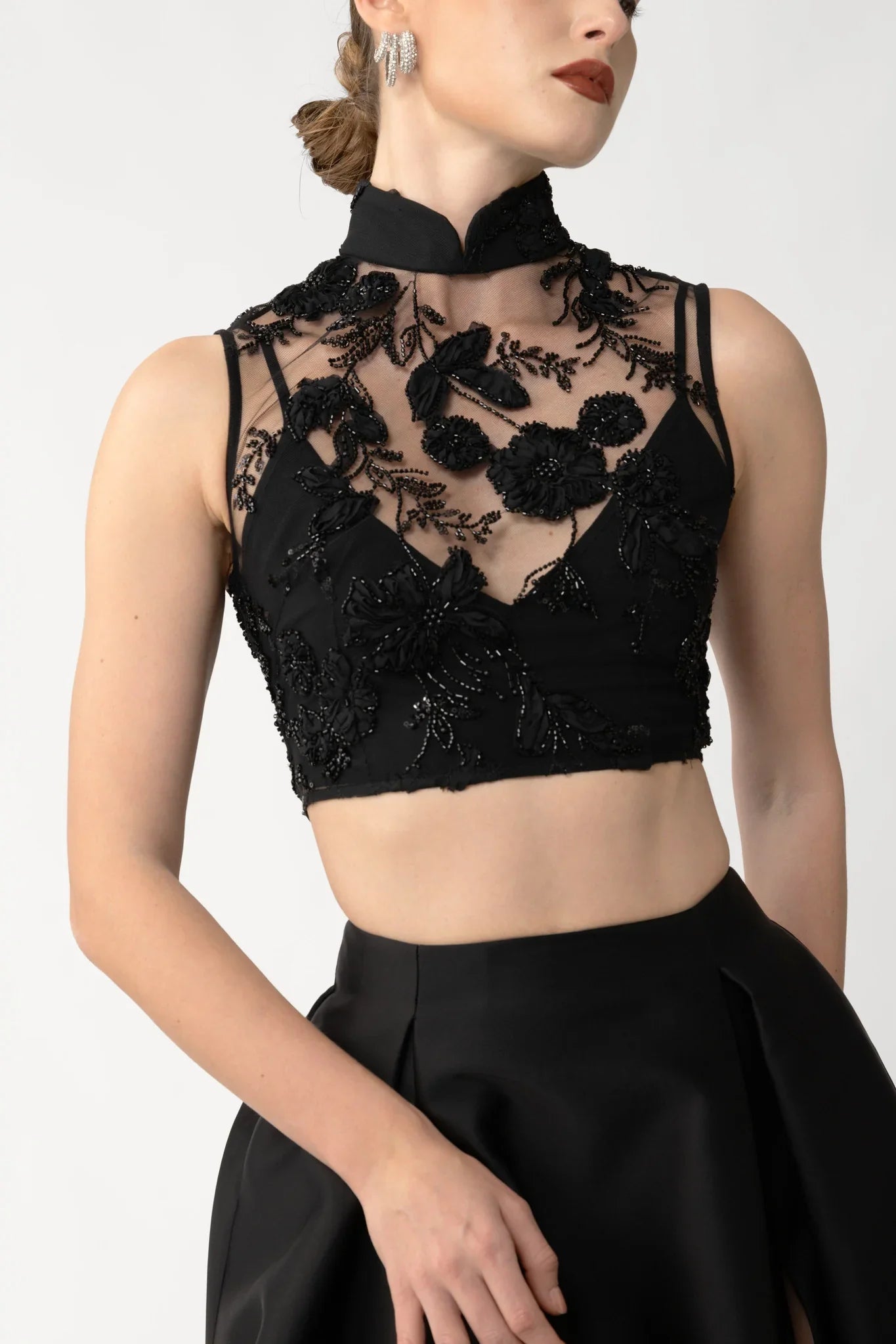 Skye Sheer Top – SAU LEE