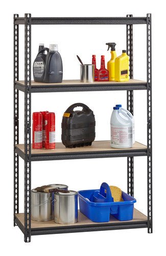 Iron Horse 2300 Riveted Steel Shelving 4-Shelf Unit, 18