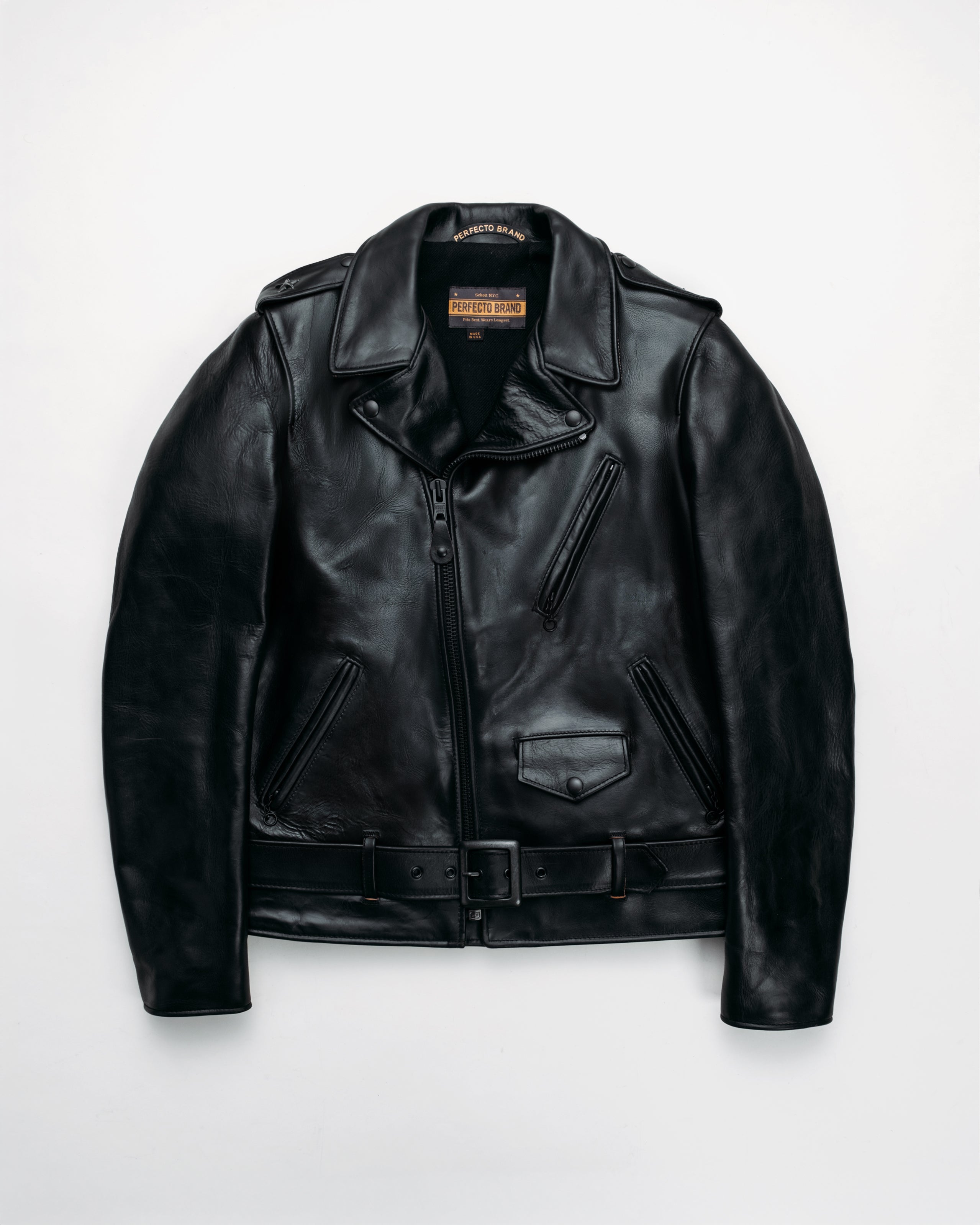 613S | Slim 'One Star' Perfecto® Motorcycle Jacket – Schott N.Y.C.