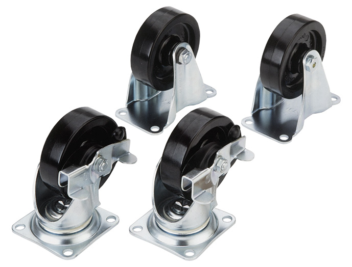 キャスター RACT シリーズ RACT-130JK-S｜19インチラック｜摂津金属