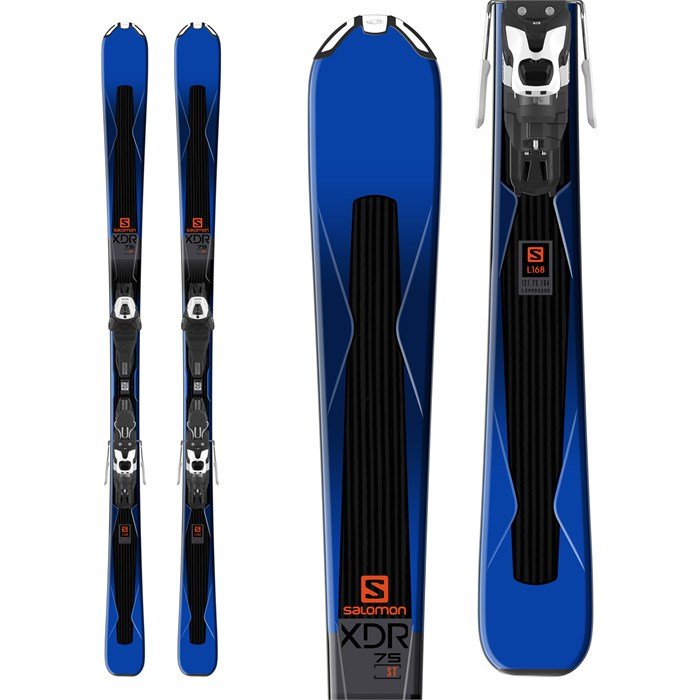 Salomon XDR 75 + Lithium 10 Blue / Black - Geoff's Bike & Ski Iowa