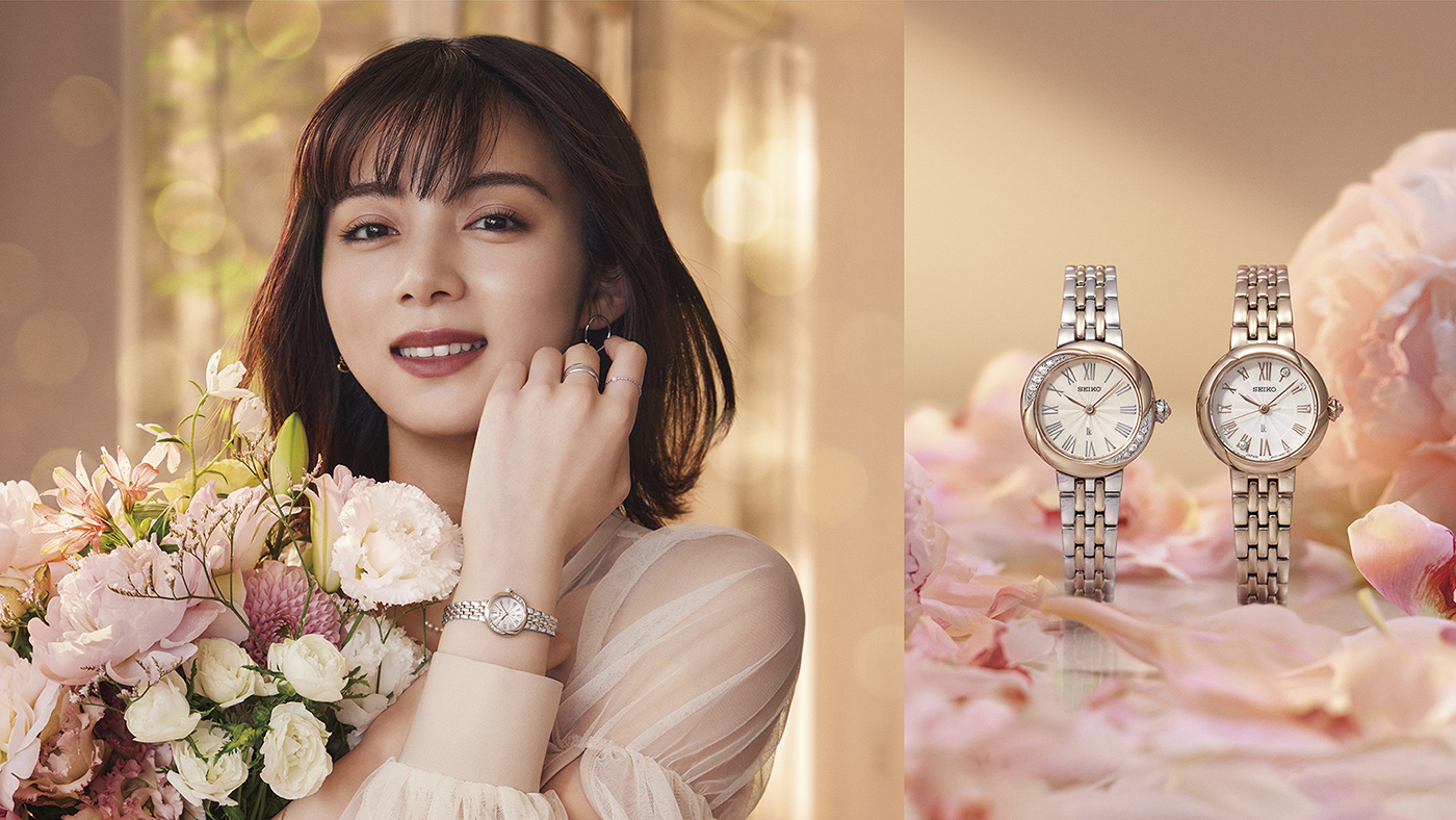 seiko lk 1B22-OBLO 【美品】ルキア クローバー ピンク 極美品】SEIKO セイコー ルキア 1B22-0BB0 4Pダイヤ SSVW050 トノー