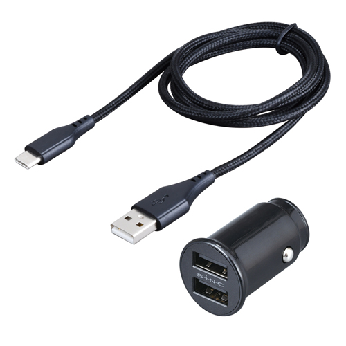 DCパワープラグ A×2 +A to Cケーブル | カー用品のセイワ