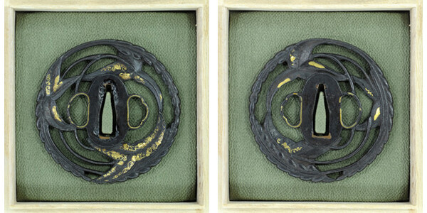 鍔 将運草透鍔 (TU-120511)｜刀・日本刀の販売なら日本刀専門店の