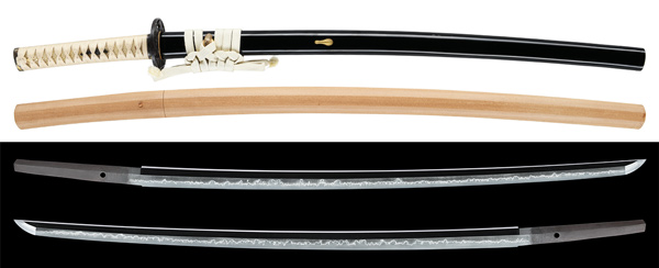 刀 因州住藤原兼先(新刀) 附 変塗鞘半太刀拵 (KA-110125)｜刀・日本刀