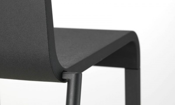 03 ゼロスリー / ベーシックダーク(座) × ブラック(脚)Vitra（ヴィトラ