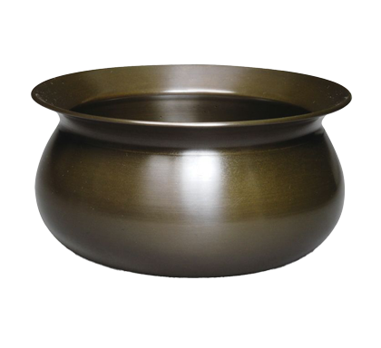 茶道具 炉釜（ろがま） F-704 志きの釜 平丸千筋釜 （炉・置炉用