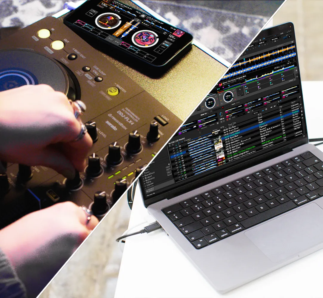 Pioneer DDJ-FLX4 2 Kanal DJ Controller ve OneOdio A71 Kulaküstü