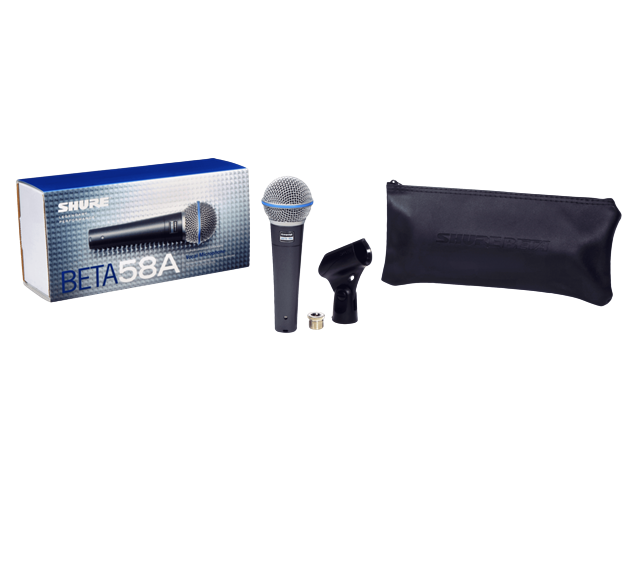 定番マイク】SHURE BETA 58A【配信・ポッドキャストにもおススメ