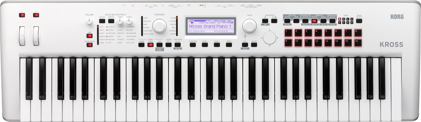 入荷情報】KORG KROSS2-61-SCを展示中！！｜島村楽器 くずはモール店