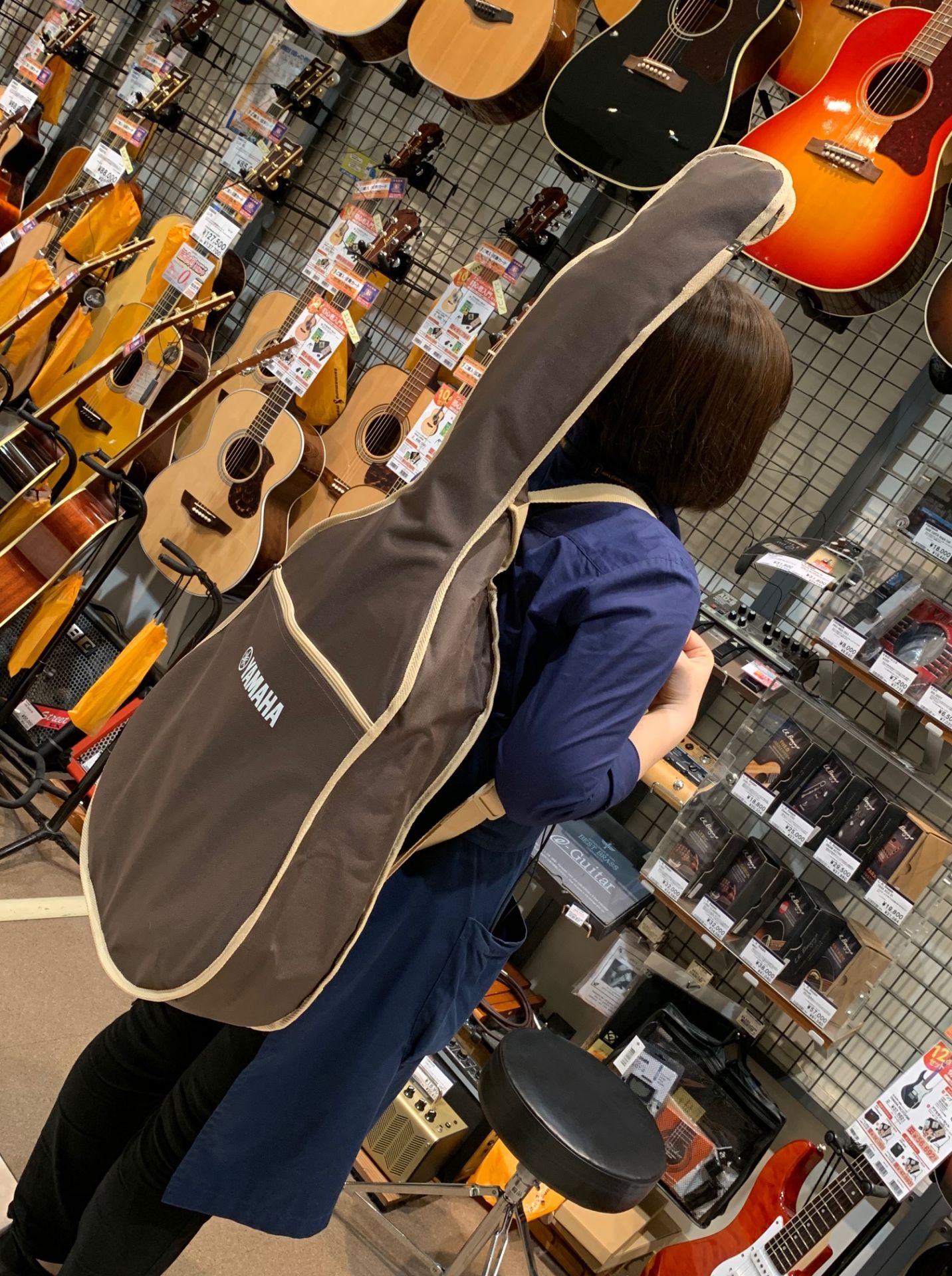 アコースティックギター】YAMAHAの新製品「STORIA」大高店でお試し