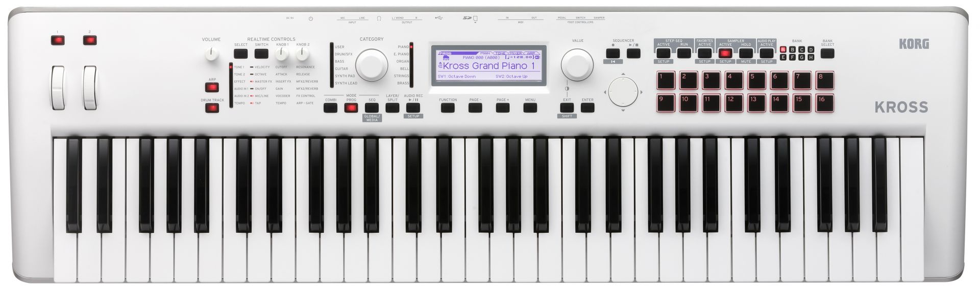 デジタル】KORG KROSS2-61-SC 展示中！【シンセサイザー】｜島村楽器